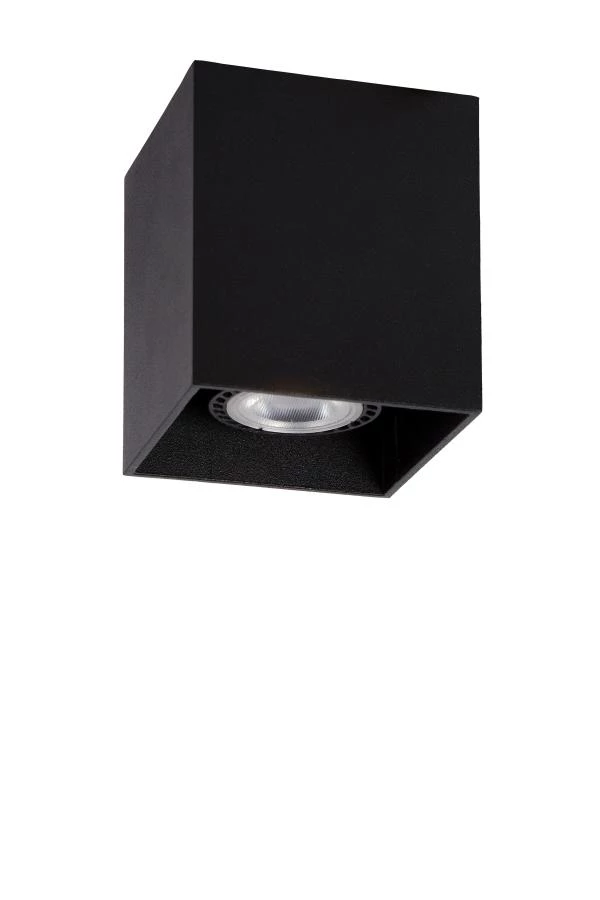 Lucide BODI - Ceiling spotlight - 1xGU10 - Black - turned off